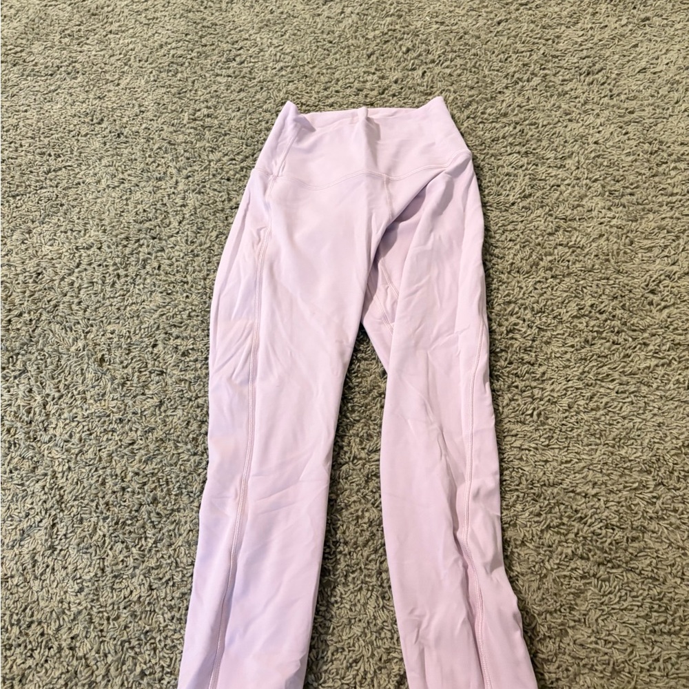Lululemon Pink peony 25 inch Leggings